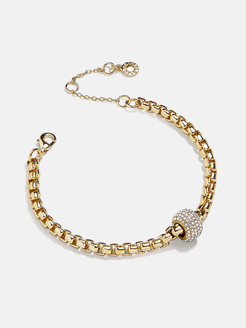 BaubleBar Jonie Bracelet - Medium - 
    Pavé chain link bracelet
  
