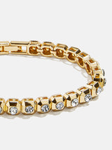 BaubleBar Megan Tennis Bracelet - Gold/Pavé - 
    Crystal tennis bracelet
  
