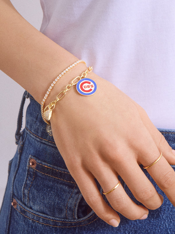 MLB Charm Bracelet - Chicago Cubs