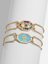 BaubleBar Evil Eye Reversible Bracelet - Multi - 
    20% Off Bracelets with code LAYER20
  
