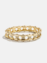 BaubleBar Colette Bracelet - Gold/Pavé - 
    Pavé stretch bracelet
  
