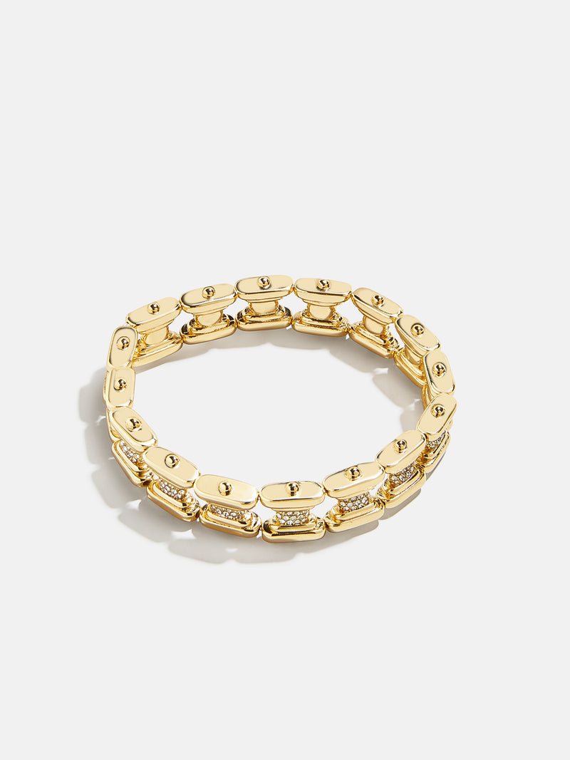 BaubleBar Colette Bracelet - Gold/Pavé - 
    Pavé stretch bracelet
  
