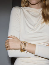 BaubleBar Colette Bracelet - Gold/Pavé - 
    Pavé stretch bracelet
  
