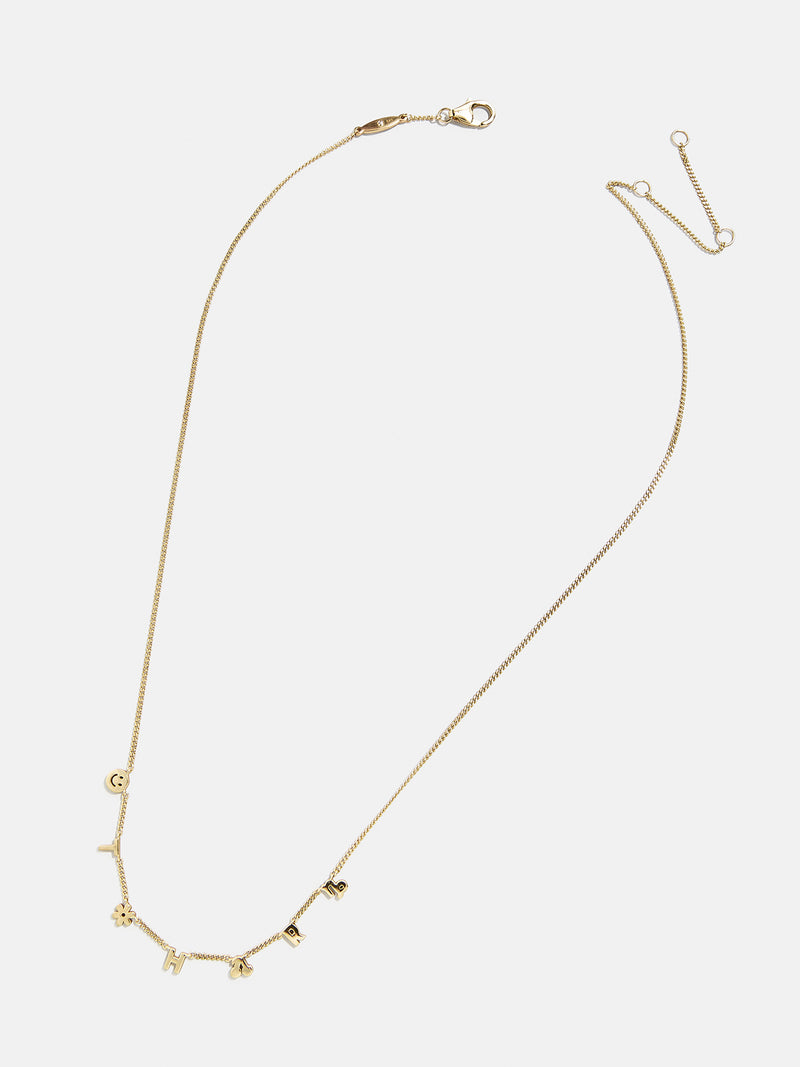 BaubleBar 18K Gold Custom Mini Icon Necklace - 18K Gold Plated Sterling Silver - 
    Ends Tonight: Enjoy 20% Off
  
