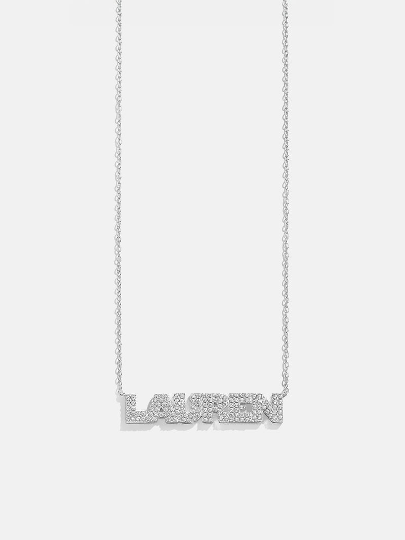 BaubleBar Sterling Silver. Pavé Cubic Zirconia Stones - 
    18K Gold Plated Sterling Silver, Cubic Zirconia
  
