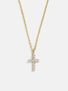 Agape 18K Gold Necklace - Gold/Pavé