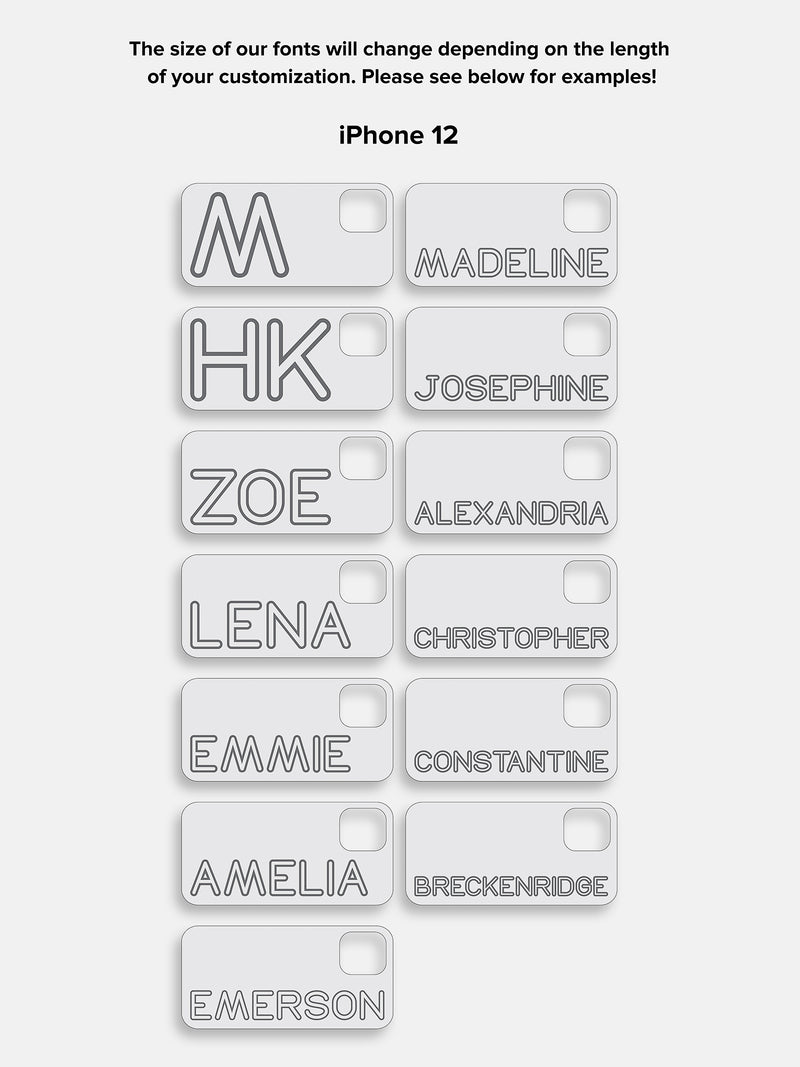 BaubleBar iPhone 12 - 
    Customizable Phone Case
  
