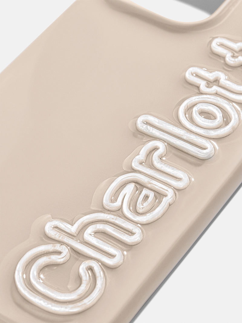 BaubleBar All the Beige Custom iPhone Case - Beige/White - 
    Enjoy 20% Off: One week only
  
