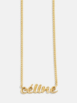 BaubleBar 18K Gold Curb Chain Custom Nameplate Necklace - Gold - 
    Enjoy 20% Off Necklaces – For a Limited Time
  
