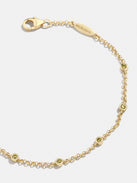 Yasmine 18K Birthstone Bracelet - Peridot