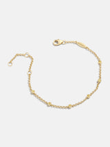 BaubleBar Yasmine 18K Birthstone Bracelet - Topaz - 
    20% Off 18K Gold: One week only
  
