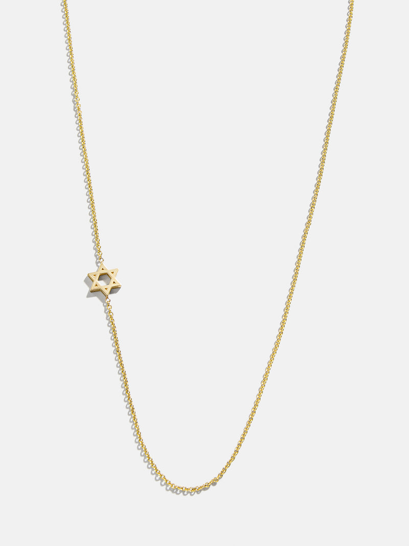 BaubleBar Maya Brenner Asymmetrical Custom Initial Necklace - One Character