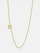 BaubleBar Maya Brenner Asymmetrical Custom Initial Necklace - One Character