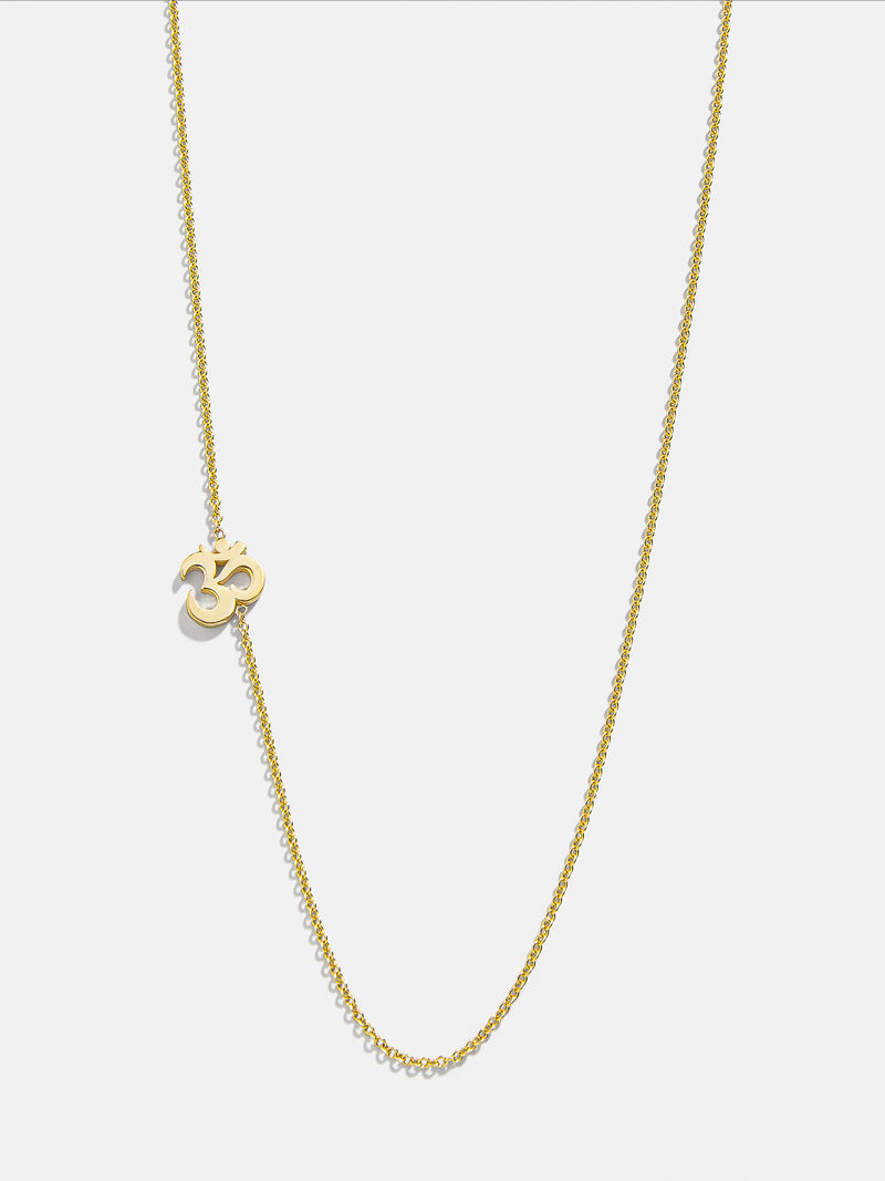 BaubleBar Maya Brenner Asymmetrical Custom Initial Necklace - One Character