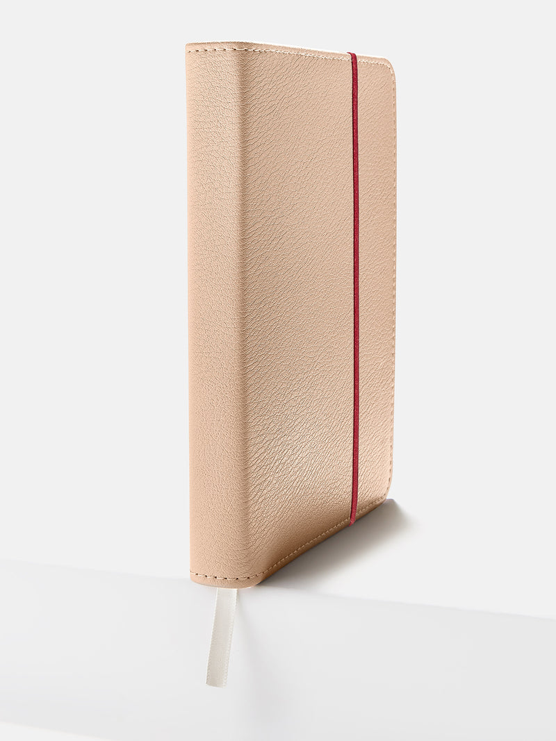 BaubleBar Notebook - Tan/Pink - 
    Colorful notebook cover - available in 4 colors
  
