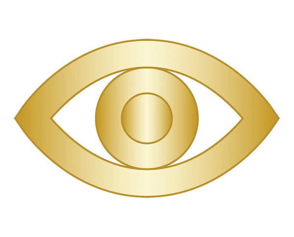 Evil Eye Icon - Gold