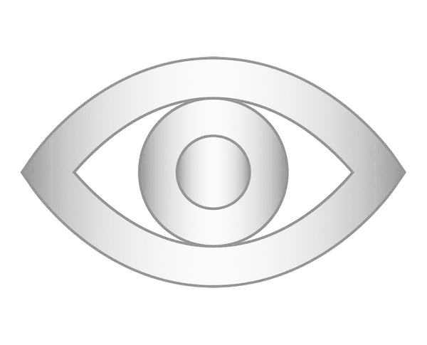 Evil Eye Icon - Silver