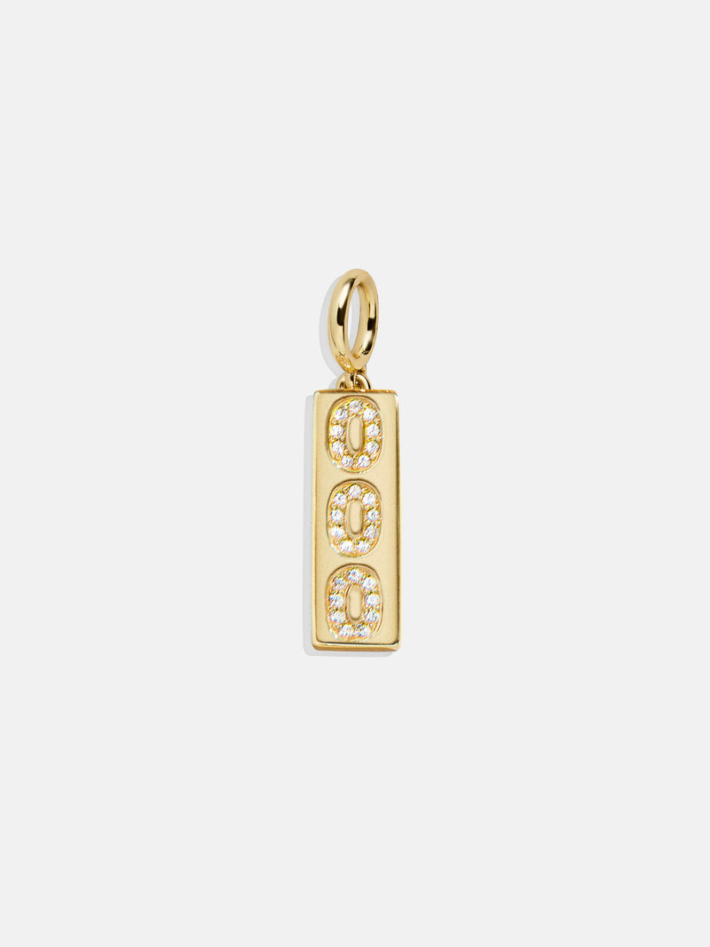 BaubleBar Angel Number Cluster Charm - 000 - 
    Create your own charm necklace
  
