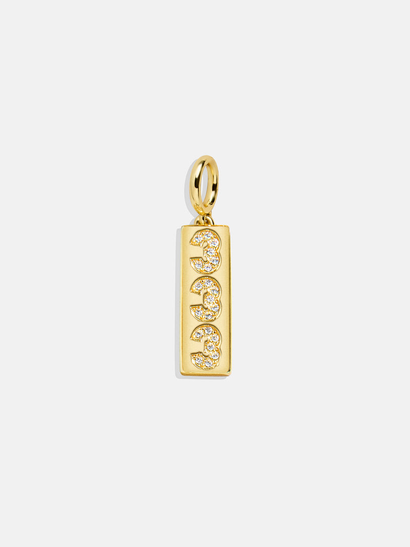 BaubleBar Angel Number Cluster Charm - 333 - 
    Enjoy 20% Off Necklaces – For a Limited Time
  
