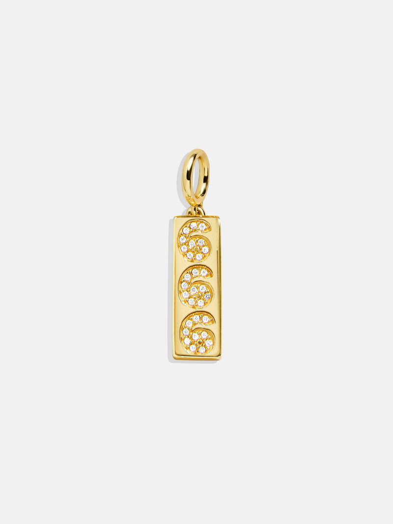 BaubleBar Angel Number Cluster Charm - 666 - 
    Enjoy 20% Off Necklaces – For a Limited Time
  
