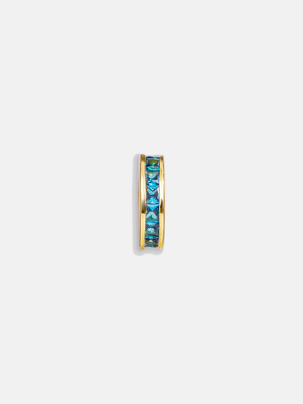 Birthstone Bead Charm - Blue Zircon