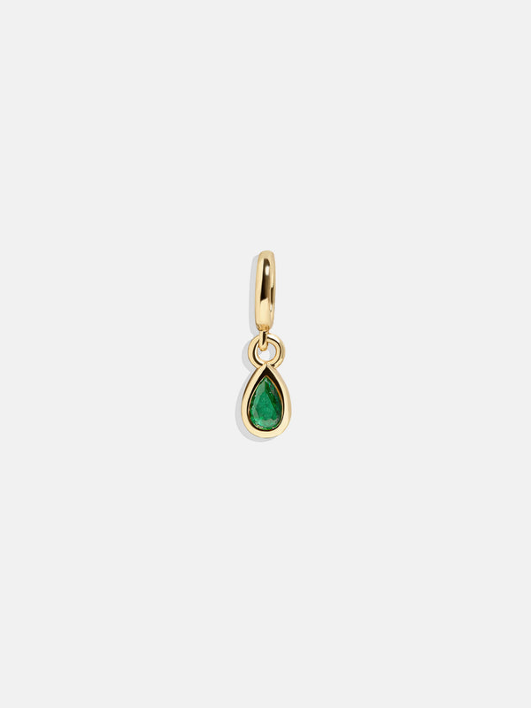 Birthstone Cluster Charm - Emerald