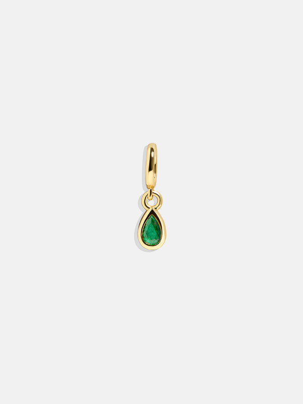 Birthstone Cluster Charm - Emerald