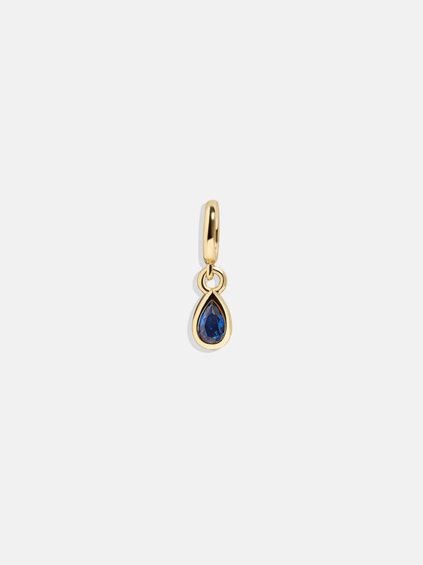 Birthstone Cluster Charm - Sapphire