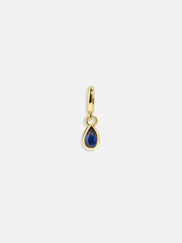 Birthstone Cluster Charm - Sapphire