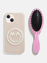 BaubleBar Block Font Mini Custom Hair Brush - Light Purple/Red - 
    Ends Tonight: Enjoy 20% Off
  
