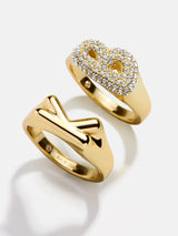 BaubleBar Bubble Initial Ring - Small - 
    25% Off Custom Gifts: One Week Only
  
