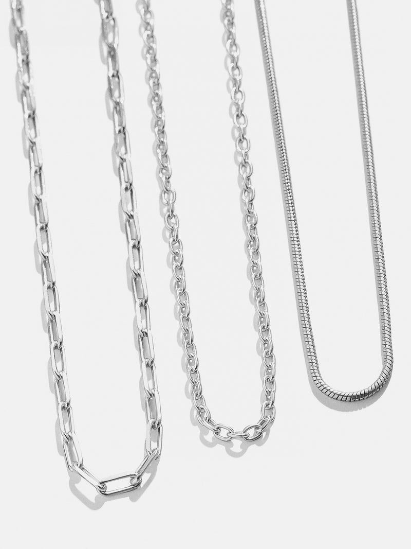 BaubleBar Cluster Charm Necklace Chain - Silver - 
    Enjoy 20% Off Necklaces – For a Limited Time
  
