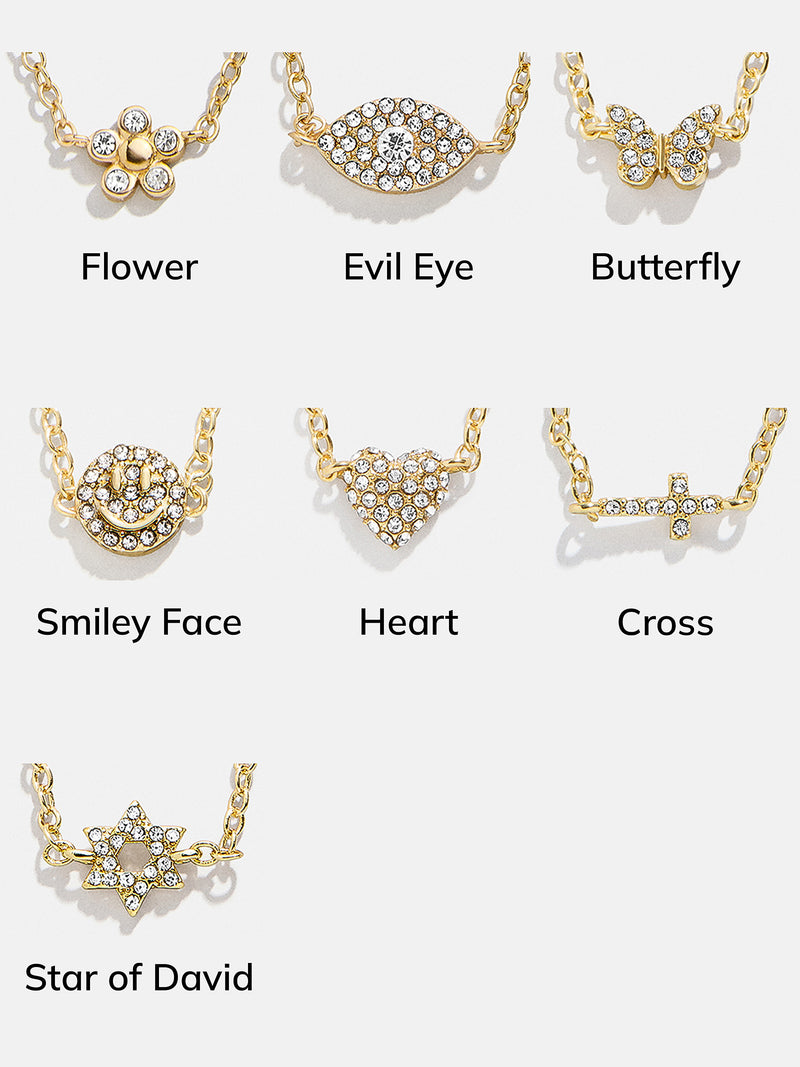 BaubleBar Divine & Protected Necklace - Smiley Face - 
    Ends Tonight: Take an Extra 25% Off Sale
  
