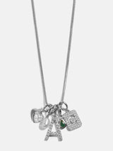 BaubleBar Silver Pave Initial Cluster Charm - I - 
    Get Gifting: Enjoy 20% Off
  
