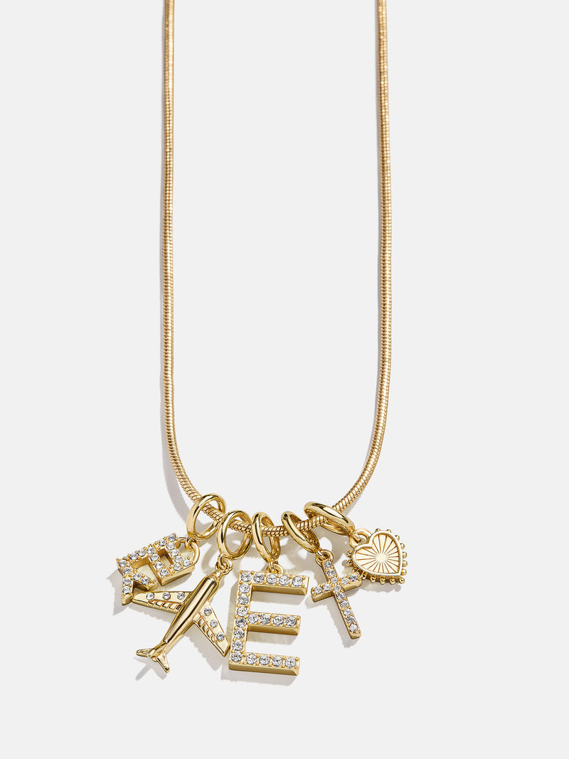 BaubleBar Faith Cluster Charm - Bezel Cross - 
    Create your own charm necklace
  
