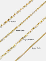 BaubleBar Cluster Charm Necklace Chain - Gold - 
    Enjoy 20% Off Necklaces – For a Limited Time
  
