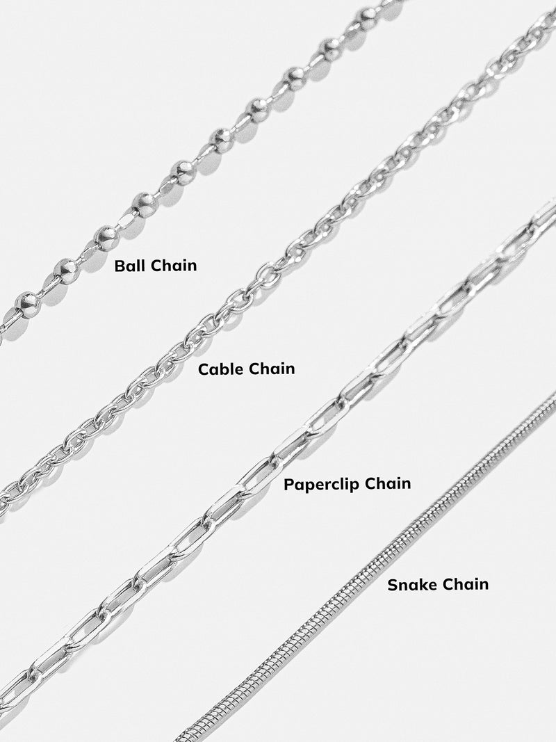 BaubleBar Cluster Charm Necklace Chain - Silver - 
    Enjoy 20% Off Necklaces – For a Limited Time
  
