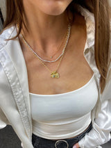 BaubleBar Custom Enamel Number Charm - Gold - 
    Enjoy 20% Off Necklaces – For a Limited Time
  
