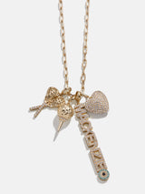 BaubleBar Custom Motif Block Nameplate Charm - Gold/Pavé - 
    Ends Tonight: Enjoy 20% Off
  
