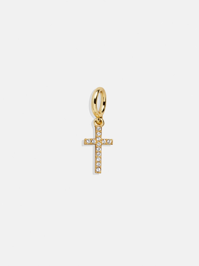 BaubleBar Faith Cluster Charm - Pave Cross - 
    Create your own charm necklace
  
