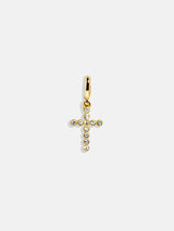 BaubleBar Faith Cluster Charm - Bezel Cross - 
    Create your own charm necklace
  
