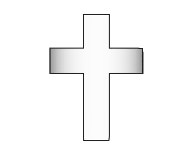 Cross Icon - Silver