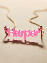 BaubleBar Acrylic Custom Nameplate Necklace - 
    Get Gifting: Enjoy 20% Off
  
