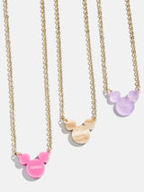 BaubleBar Disney Mickey Mouse Custom Acrylic Necklace - Blonde Marble - 
    Enjoy 20% Off: One week only
  
