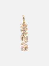 BaubleBar Custom Block Nameplate Charm - Pavé - 
    Create your own charm necklace
  
