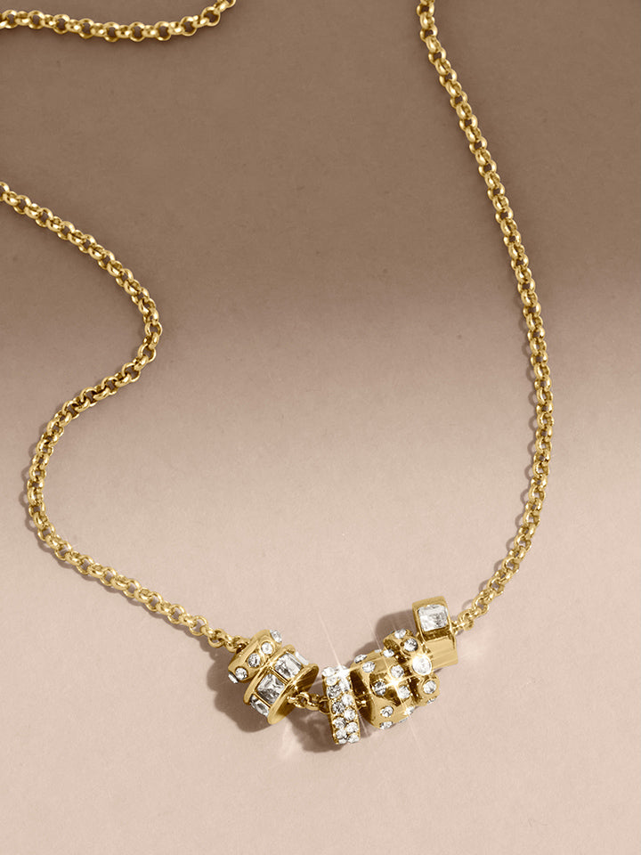 BaubleBar Renee Charm Necklace - Gold/Pavé - 
    Ends Tonight: Take an Extra 25% Off Sale
  
