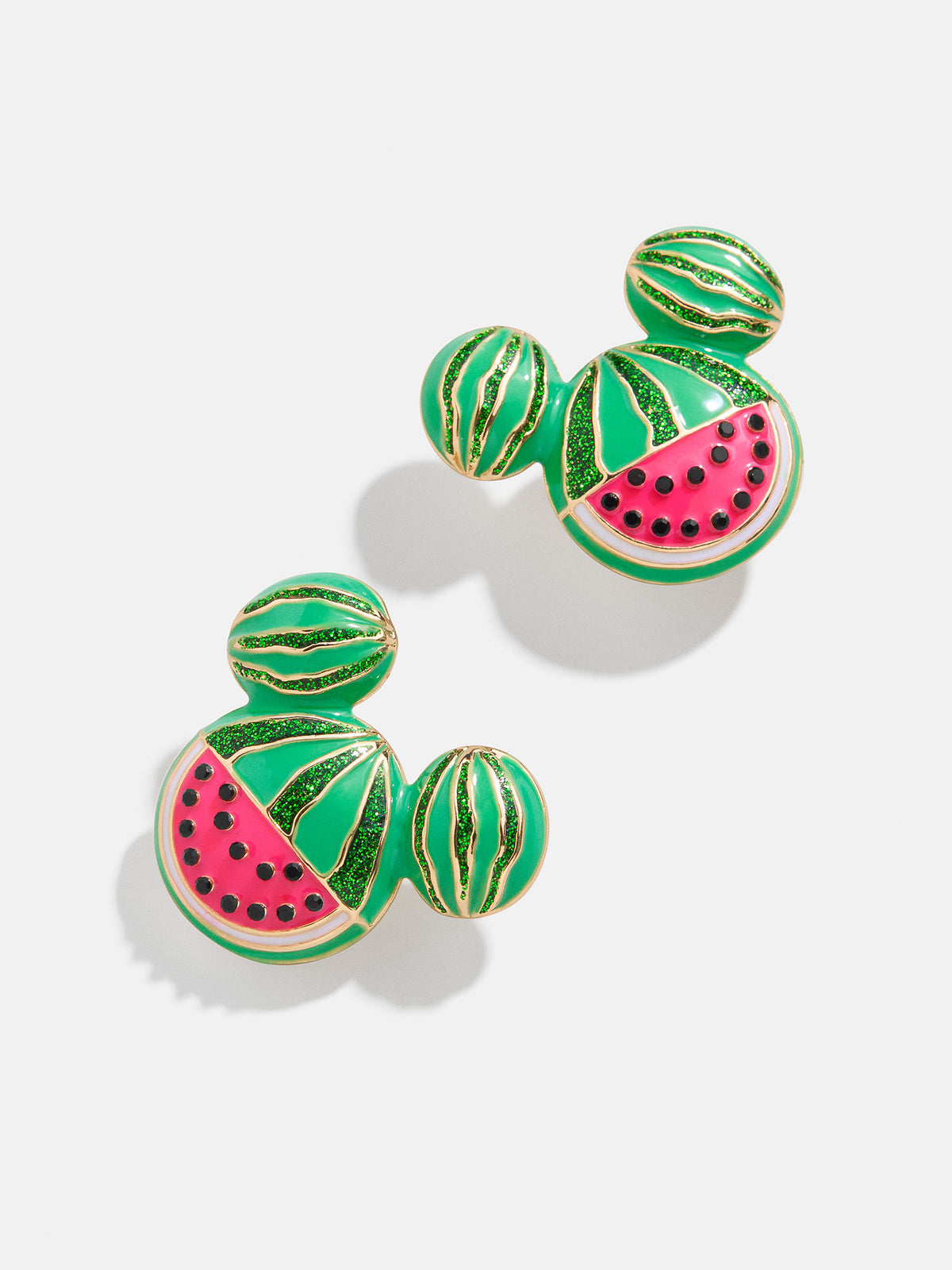 Mickey Mouse Disney Watermelon Earrings - Pink