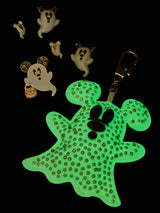 BaubleBar Mickey Mouse Disney Glow-In-The-Dark Ghost Puff Bag Charm - Disney Ghost Puff Bag Charm - 
    Disney keychain
  
