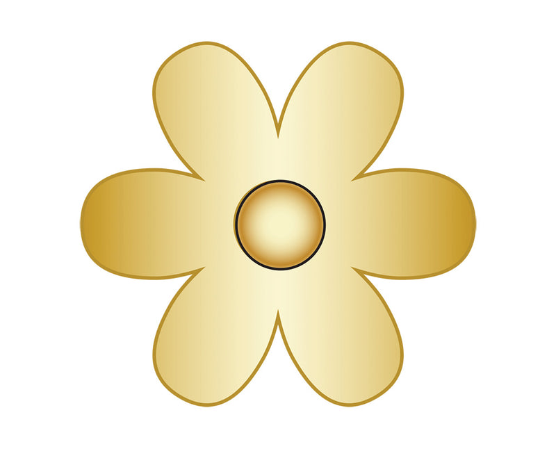 Flower Icon - Gold