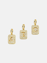 BaubleBar Block Pavé Initial Cluster Charm - A - 
    Create your own charm necklace
  
